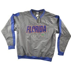 Florida Gators Jacket Mens Medium Gray NCAA Football Knights Apparel Pullover
